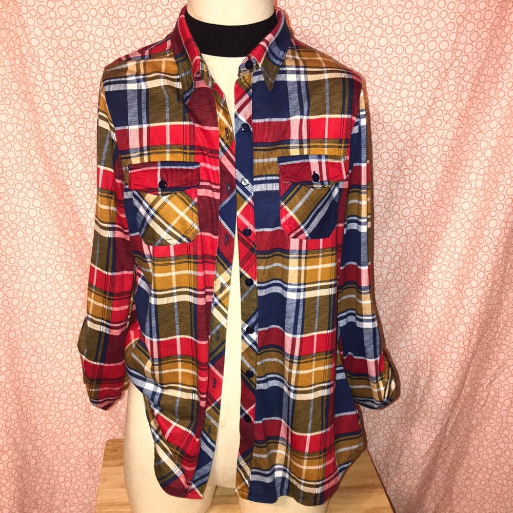 Plaid Blouse